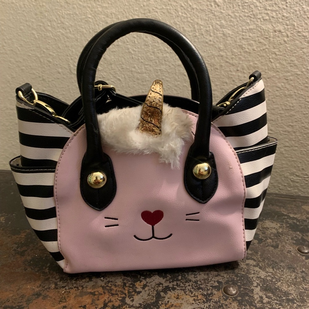 Luv Betsey Cat Unicorn Purse.